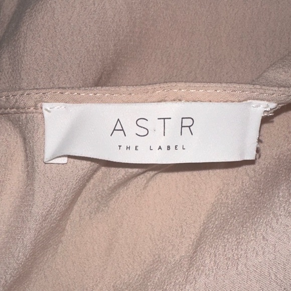 Astr The Label Pink Short Sleeve High Low Tie at the Waist Dress, Size M - Picture 9 of 10